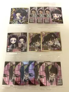 鬼滅の刃　ディフォルメシールウエハース　胡蝶カナエ　胡蝶しのぶ　栗花落カナヲ