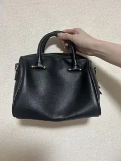 LUPUYリュプュイの2way ミニボストンバッグ ショルダーバッグ ブラック 