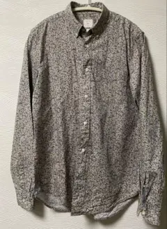 GAP☆メンズ小花柄長袖ボタンダウンシャツ M 送料無料！