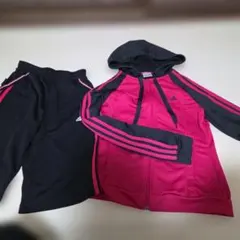 adidas フード付きジャージ上下&ハーフパンツセット Lサイズ