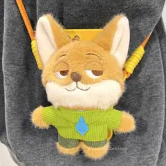 ズートピアスマホケースストラップ、斜め掛けかわいいぬいぐるみストラップチャーム