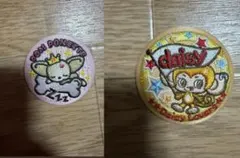 ナルミヤキャラクターズ　刺繍缶バッジビスケット　デイジーラバーズ&ポンポネット
