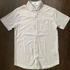 【美品】BEAMS LIGHTS 短袖襯衫 S 尺寸 紫色條紋