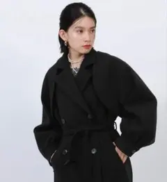 HARE ウーリーテックマルチWAYコート ブラック