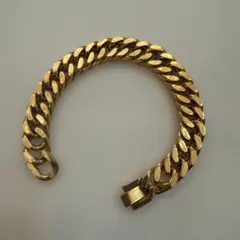 ゴールドメッキ チェーンブレスレット 中型