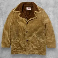 80s McGREGOR コーデュロイ ボアジャケット キャメル 40 古着