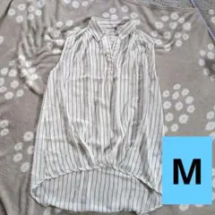 INGNI ノースリーブ ストライプシャツ Mサイズのサムネイル