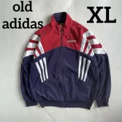 80s後期 Old adidasヴィンテージ ベロア トラックジャケット XLのサムネイル