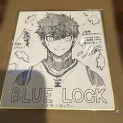 ブルーロック　映画特典　先行上映　サイン色紙　潔世一
