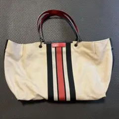 LONGCHAMP トートバッグ ベージュ 黒 赤