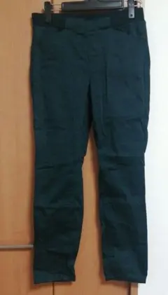 グリーンチェック　裏起毛　ヒートテック　パンツ　ズボン