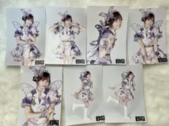 FRUITS ZIPPER 仲川瑠夏 バタフライ 生写真 コンプリート7枚セット