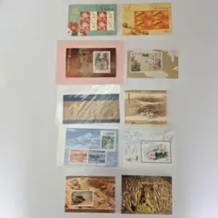 【中国切手・美品】中国記念切手 小型シート・ブロックセット(cr24)