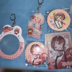 MEIKO グッズ 5点セット アクリルキーホルダー 缶バッジ