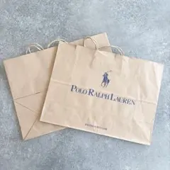 Polo Ralph Lauren ショップ袋 大きめ　2枚セット