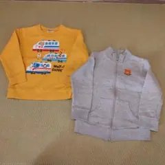 MIKIHOUSE ホットビスケッツ トレーナー 110サイズ2点おまとめ