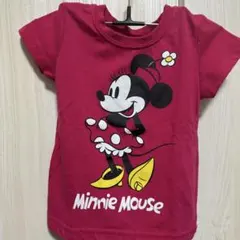 Disney ミニーマウス Tシャツ 赤 半袖　100サイズ