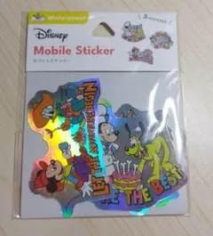 モバイルステッカー ミッキー＆フレンズ 3枚セット　おまけ付き