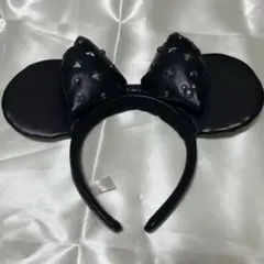 【Disney】レザーミニーカチューシャ