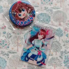 ホロライブ カプセル缶バッジコレクション ウエハース ブライト衣装 ときのそら