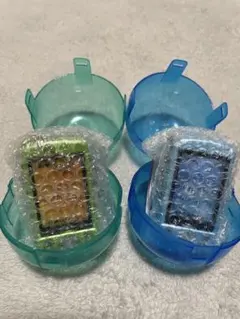 本当に録音再生！なつかしのガラケーマスコットスライドType 水色と緑