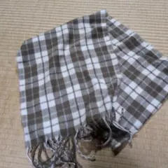 COMME CA ISM チェック柄マフラー