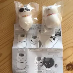 夏目友人帳 ちんまりニャンコ先生 そふびこれくしょん　2点セット