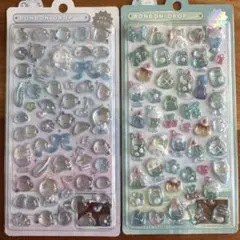 新品正規品BONBON DROP キャラクターシール2シートセットit'sfun