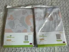新品　ミッキー フィッティングシーツ 掛けふとんカバー ミニサイズ　入園準備