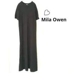 Mila Owen ミラオーウェン❣️ロングニット半袖ワンピース