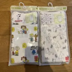 yam様専用新品未使用 ユニクロ ボディスーツ 90 2枚セット スヌーピー他
