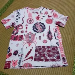 美品 NIKEドライフィット半袖シャツ Mサイズ 総柄 メンズシャツ