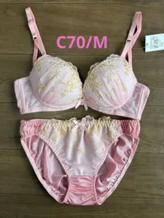 チュチュアンナ　ピンク　リボン　ブラセット　C65/M