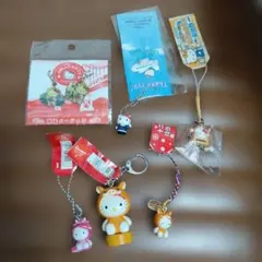 ハローキティ ストラップ キーホルダー 6点