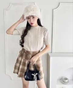 【Loueme】フェイクファーロシアンハット新品、未使用
