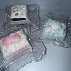 濃厚ミルク スクイーズ 3点 いちご ブルー チョコミント
