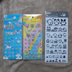 【新品未開封】セリア たまごっち プチプチシール 3点セット