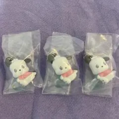 Sanrio charactors めじるしアクセサリー　ポチャッコ3体