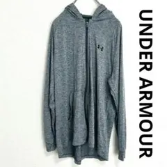 UNDERARMOUR アンダーアーマー パーカー スウェットフルジップ グレー