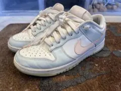 Nike Dunk Low 青/ベージュ スニーカー　ダンク