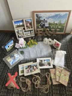 ウェディング　ウェルカムスペース、ウェルカムボード額縁