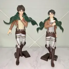 進撃の巨人 Grandista エレン リヴァイ フィギュア 2点セット
