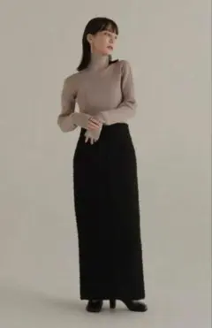 louren bonding tweed pencil skirt