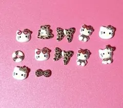 ハローキティ ネイルパーツ12個セット！送料込み、早めの発送可能★