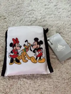ディズニートートバッグ ミッキー ミニー プルート　ショッピングバックエコバッグ