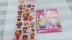 ギャルキティおはじきシールキラキララインストーンシール