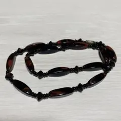 瑪瑙風　ヴィンテージネックレス