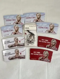 非売品　ゴンチャ　Felix キーホルダー、カップホルダー8枚