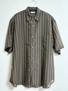 steven alan ストライプ 半袖シャツ