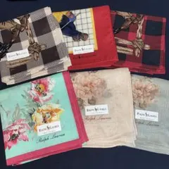 ラルフローレン　新品　ハンカチ　6点 ベア含のサムネイル